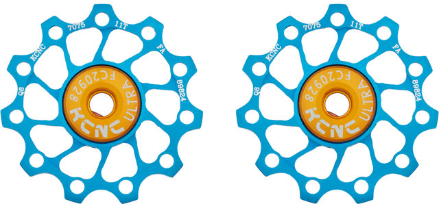 Engranajes Jockey Wheel Ultra Light - 1 Par - blue/11 dientes