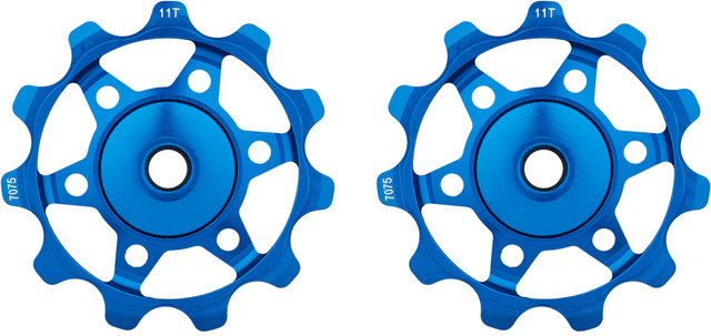 Galets de Dérailleur pour Shimano et Campagnolo - bleu/11 dents
