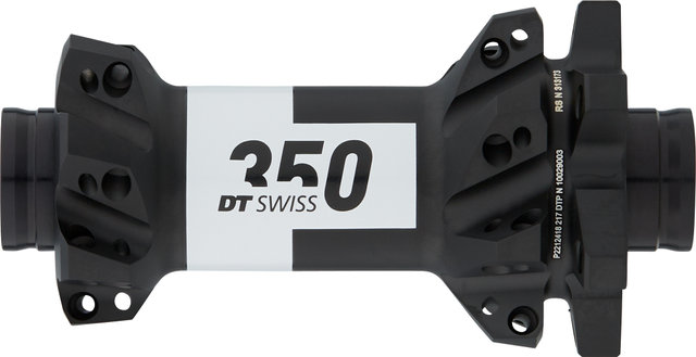 DT Swiss Buje delantero 350 Straightpull MTB Disc 6 agujeros - negro/15 x 100 mm / 28 agujeros