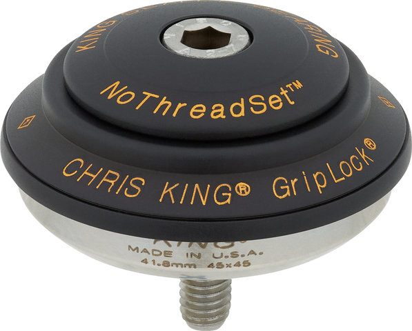 Chris King DropSet 2 IS42/28,6 - IS52/40 GripLock Steuersatz - two tone-black-gold/IS42/28,6 - IS52/40