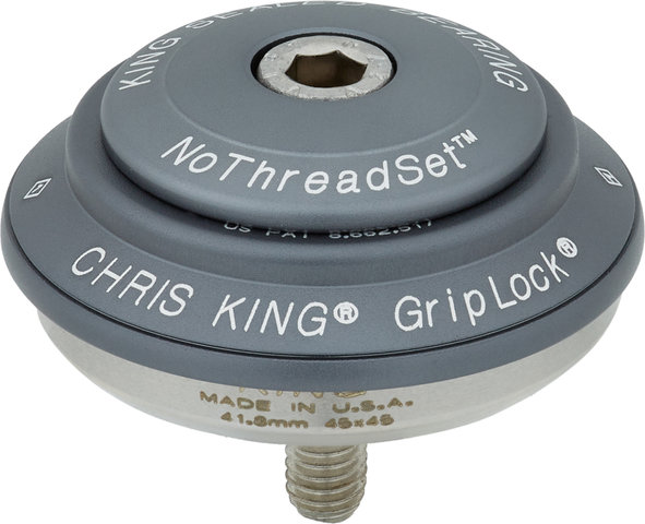 Chris King DropSet 2 IS42/28,6 - IS52/40 GripLock Steuersatz - matte slate/IS42/28,6 - IS52/40