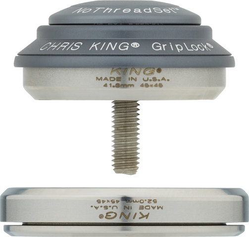 Chris King DropSet 2 IS42/28.6 - IS52/40 GripLock Headset - matte slate/IS42/28.6 - IS52/40