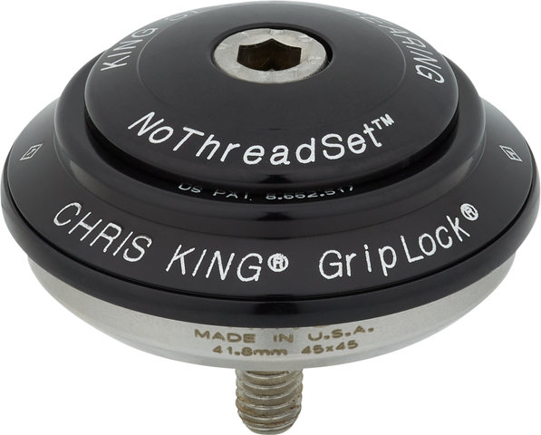 Chris King DropSet 2 IS42/28,6 - IS52/40 GripLock Steuersatz - black/IS42/28,6 - IS52/40