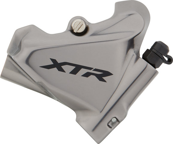 Shimano XTR XC BR-M9110 Brake Caliper w/ Resin Pads - grey/rear flat mount