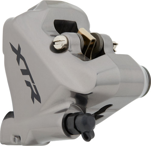 Shimano Étrier de Frein XTR XC BR-M9110 avec Plaquettes en Résine - gris/roue arrière Flat Mount