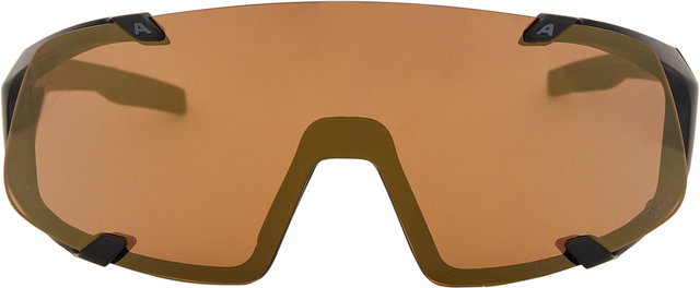 Lunettes de Sport Hawkeye S Q-Lite - black mat/Q-Lite bronce mirror