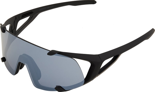 Hawkeye S Sports Glasses - all black matt/black mirror