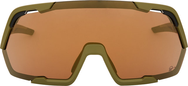 Rocket Bold Q-Lite Sports Glasses - olive matt/bronce mirror