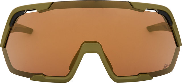 Lunettes de Sport Rocket Bold Q-Lite - olive mat/bronce mirror