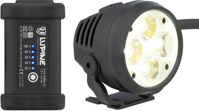 Wilma R 7 SC LED Helmlampe Modell 2022 - schwarz/3600 Lumen