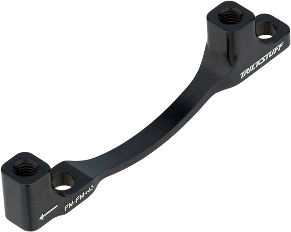 Adaptateur de Frein à Disque CNC pour Disque de 223 mm - noir/PM 7" en PM +43 mm