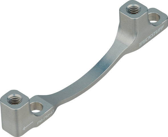 Adaptateur de Frein à Disque CNC pour Disque de 223 mm - argenté/PM 7" en PM +43 mm