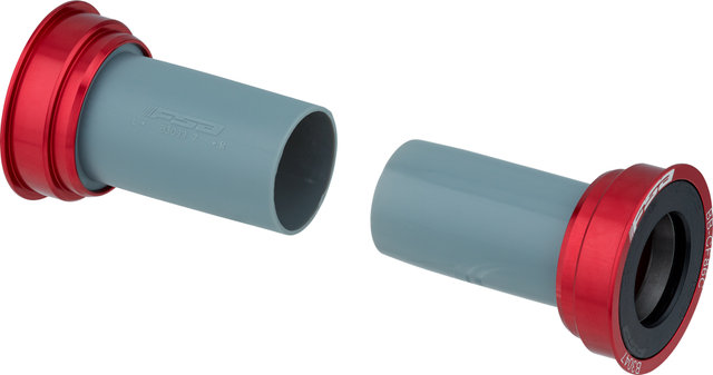 Eje de pedalier BB86 Pressfit 41 x 86,5 mm para bielas de carbono - rojo/ceramic