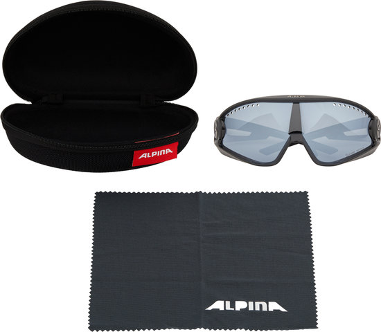 5W1NG Sportbrille - all black matt/black mirror