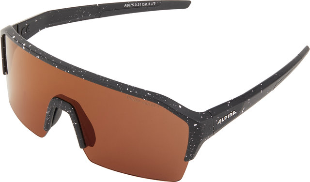 Lunettes de Sport Ram HR Q-Lite - coffee grey mat/Q-Lite red mirror