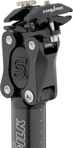 Tige de Selle en Carbone eeSilk+ - black/31,6 mm / 362 mm / SB 12 mm