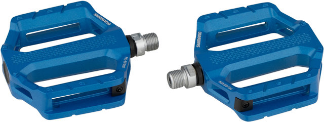 Shimano Pédales à Plateforme PD-EF202 - bleu/universal