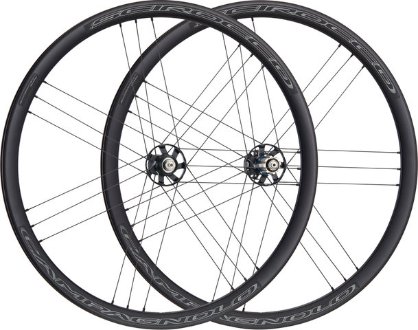 Set de Roues Scirocco DB Disc Center Lock - black/Set de 28" (avant 9x100 + arrière 10x135) Campa