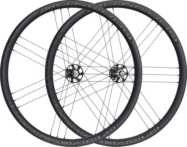 Campagnolo Scirocco DB Disc Center Lock Laufradsatz - black/28" Satz (VR 9x100 + HR 10x135) Campa