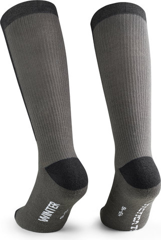 ASSOS Tactica T5 Winter Socken - black series/39 - 42