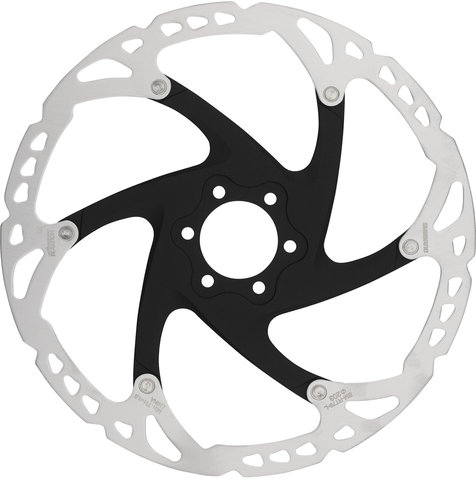 Shimano SM-RT76 6-bolt Brake Rotor for XT - silver-black/203 mm