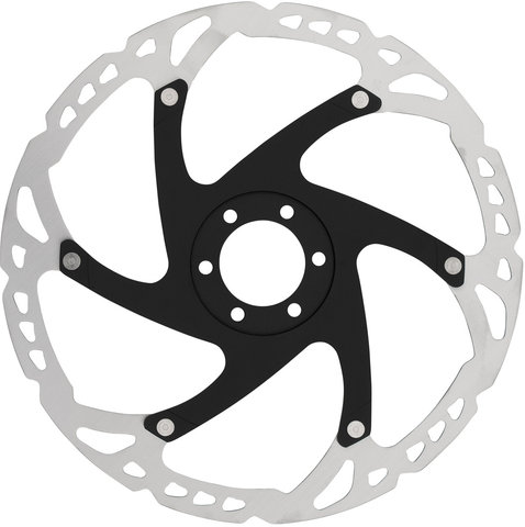 Shimano SM-RT76 6-bolt Brake Rotor for XT - silver-black/203 mm