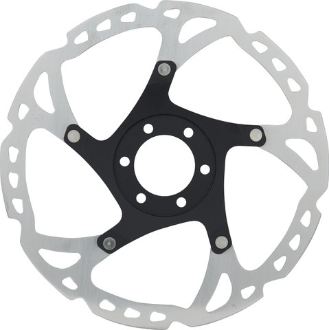 Shimano SM-RT76 6-bolt Brake Rotor for XT - silver-black/180 mm