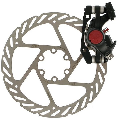 Avid BB5 MTB Disc Brake with Brake Rotor - black/front/rear 160 mm rotor