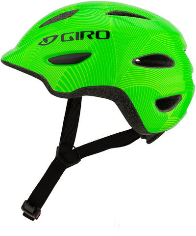 Scamp Kinderhelm - green-lime lines/49 - 53 cm