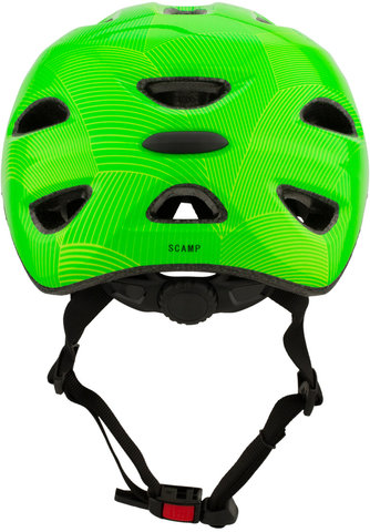 Scamp Kinderhelm - green-lime lines/49 - 53 cm