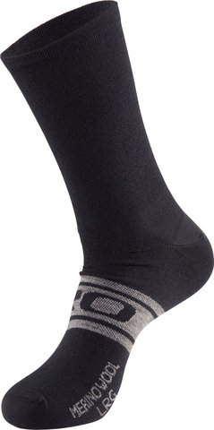 Giro Chaussettes Seasonal Merino Wool - black-charcoal clean/43-45