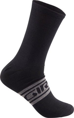 Giro Seasonal Merino Wool Socken - black-charcoal clean/43-45