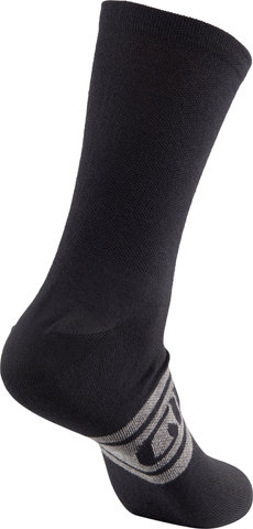 Giro Seasonal Merino Wool Socken - black-charcoal clean/43-45