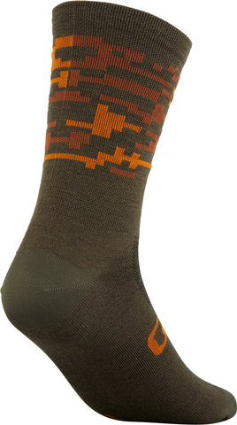 Giro Seasonal Merino Wool Socks - trail green-camo/40-42