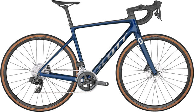 Bici de ruta Addict 10 Carbon - submarine blue-brushed silver/54 cm