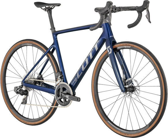 Bici de ruta Addict 10 Carbon - submarine blue-brushed silver/54 cm