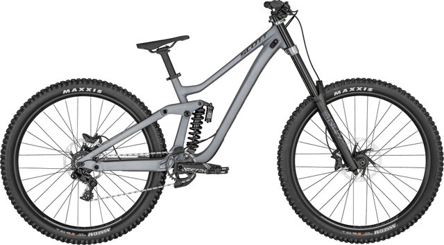 Scott Gambler 920 Mountain Bike - matt cool raw alloy-dark smoke brush/L