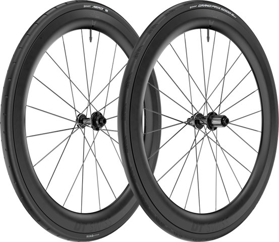 DT Swiss Set de roues ARC 1100 DICUT WTS 55 Carbon Disc Center Lock 28" - noir | Shimano Route | 28" | 100 mm | 142 mm | Non Boost | Non Boost