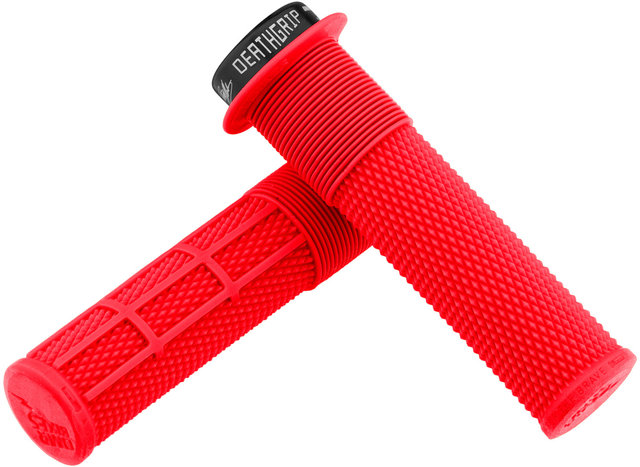 Brendog Death Grip Lock On Handlebar Grips - infra red/S