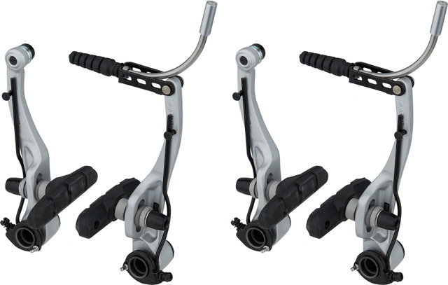 Shimano BR-T4000 v+h Set Felgenbremse V-Brake - silber/Satz (VR + HR)