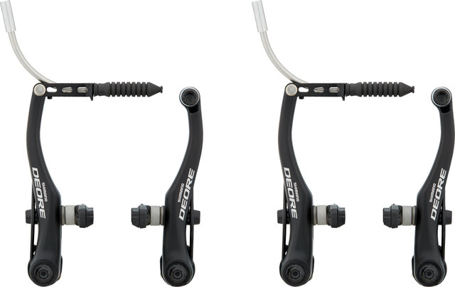 Shimano Deore BR-T610 V-Brake Set - black/set (front+rear)