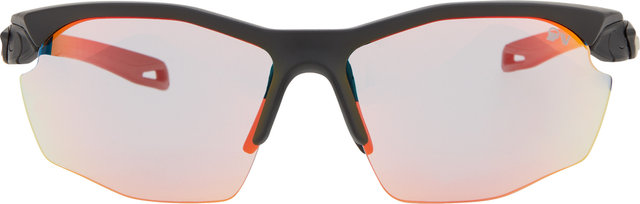 Alpina Lunettes de Sport Twist Five HR QV - black mat/Quattro/Varioflex rainbow mirror