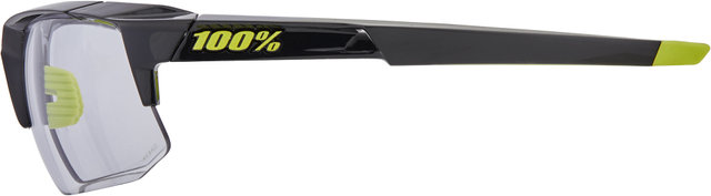 100% Speedcoupe Photochromic Sports Glasses - gloss black/clear photochromic