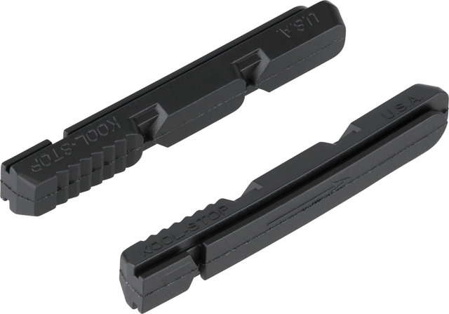 Kool Stop Gomas de frenos Cartridge R1 V-Brake Carbide - negro