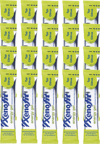 Xenofit Gel Énergétique energy gel - 20 pièces - citrus