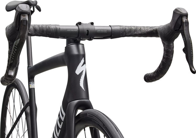 Specialized Vélo de Course en carbone Tarmac SL8 Comp AXS 28" - satin carbon-white/28"/XXS/47 mm/165,0 mm