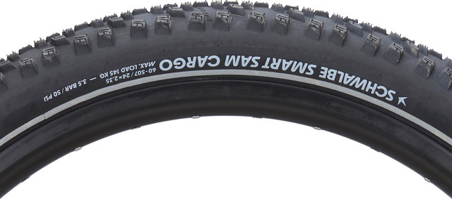 Schwalbe Cubierta de Alambre Smart Sam Cargo Performance ADDIX 24" - negro-reflejante/60 mm/24 /60-507/2.35 