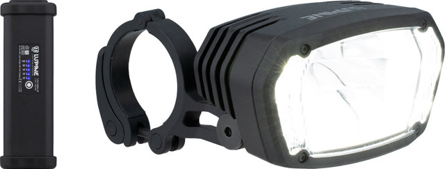 Luz delantera SL AX 10 LED con aprobación StVZO Modelo 2022 - negro/2200 lúmenes, 31,8 mm