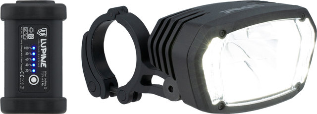 Luz delantera SL AX 7 LED con aprobación StVZO - negro/2200 lúmenes, 31,8 mm