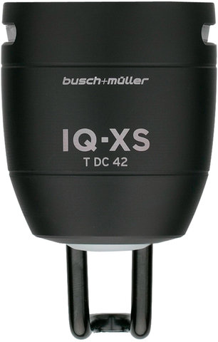 busch+müller Luz delantera IQ-XS E LED para E-Bikes con aprobación StVZO - negro/80 Lux